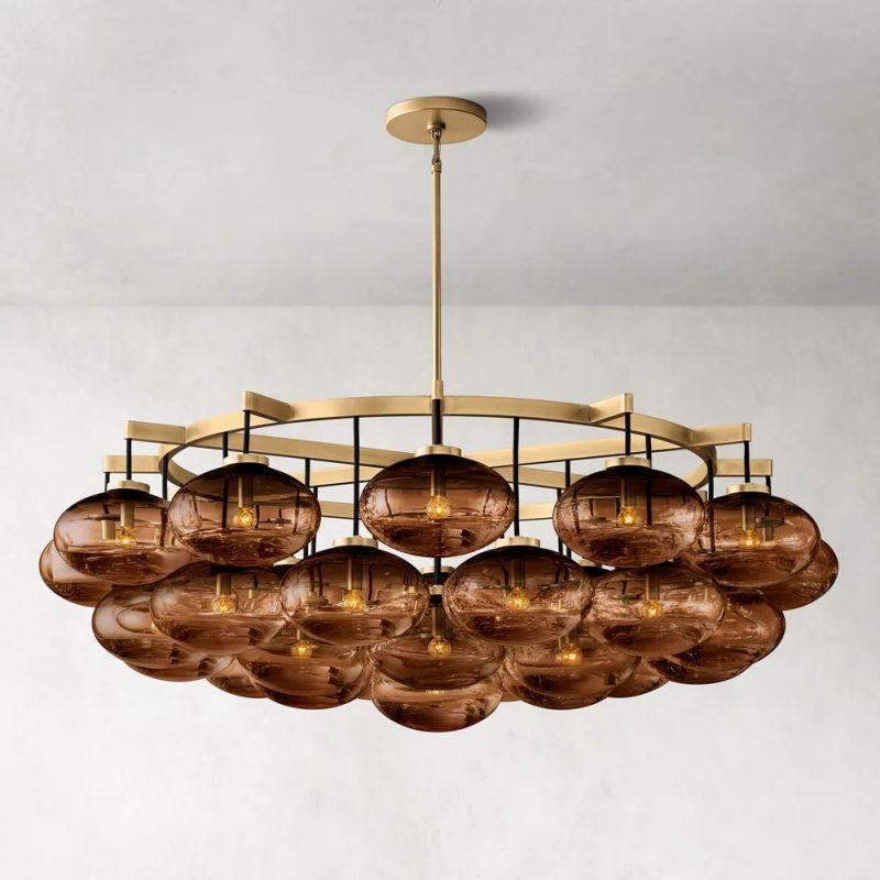 Cabrette Round Chandelier 60" - King Lamps