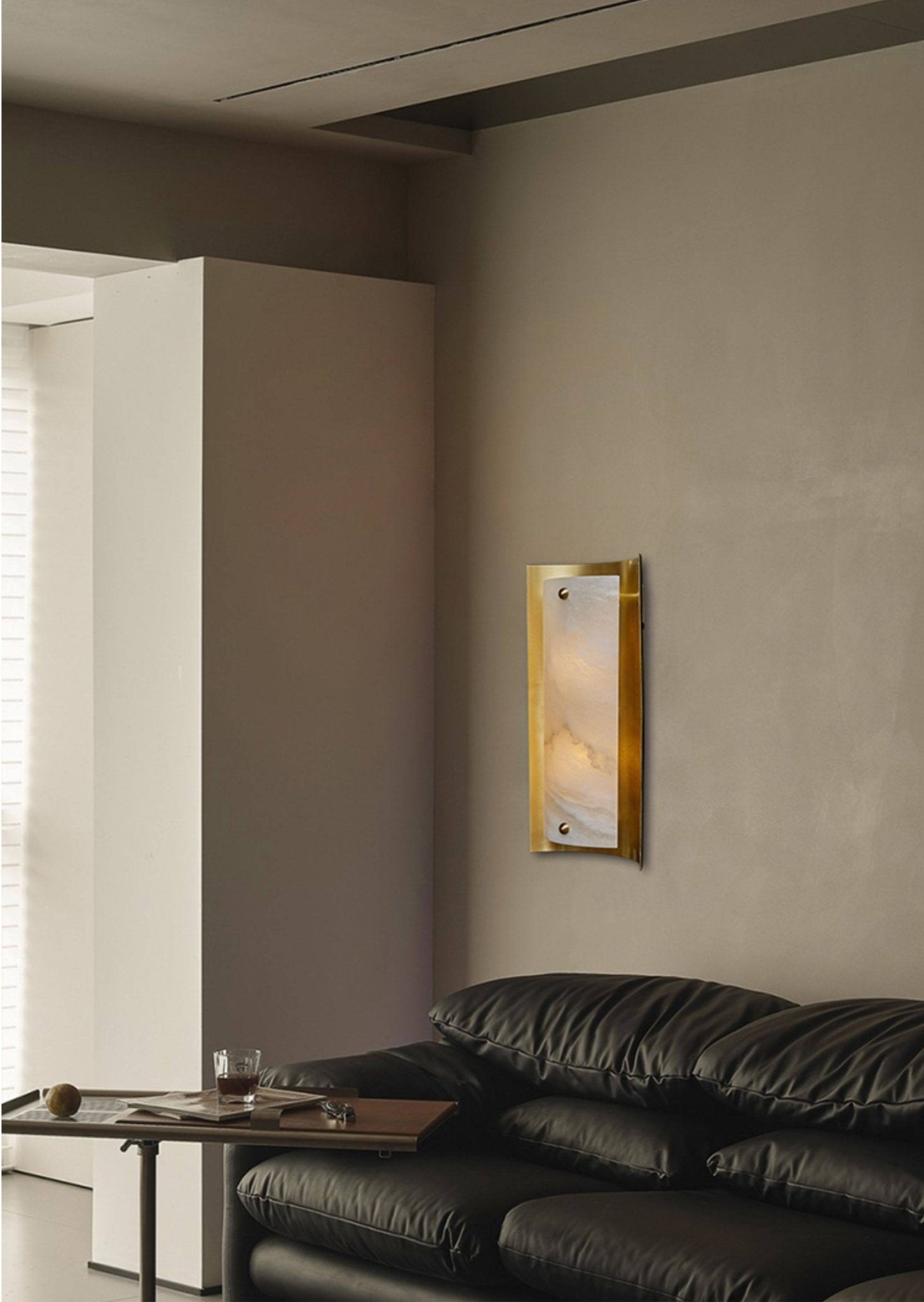 Calviero Alabaster Wall Sconce