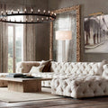 Camino Vintage Filament Round Chandelier 73‘’D - King Lamps