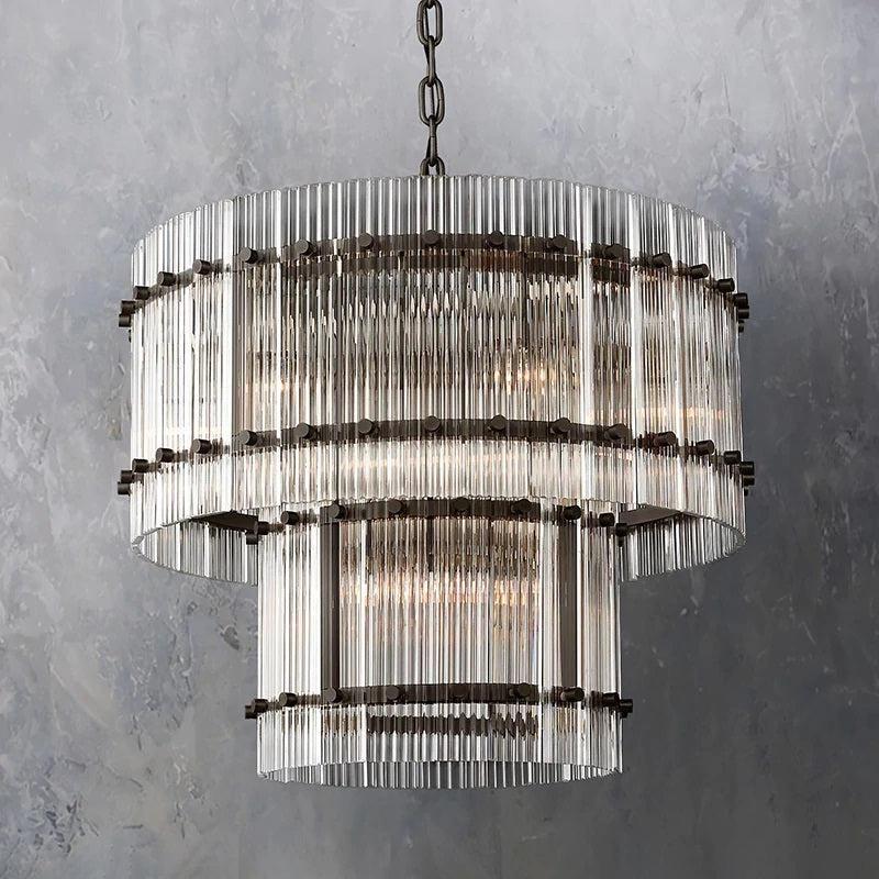 San Marco Two-tier Luxury Round Chandelier 22" - King Lamps