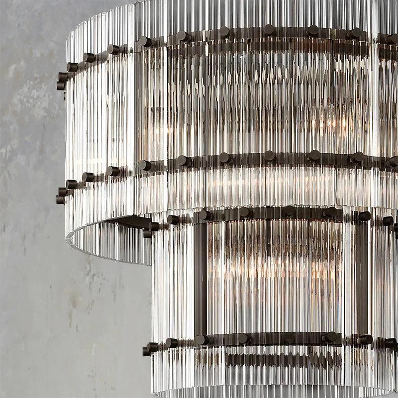 San Marco Two-tier Luxury Round Chandelier 22" - King Lamps