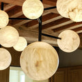 Carol Sphere Delight - Modern Artistic Alabaster Chandelier Light - King Lamps