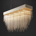 Cascade Crystal Rectangular Chandelier 54