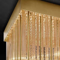 Cascade Crystal Square Chandelier 21