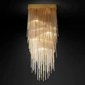 Cascade Crystal Square Chandelier 21