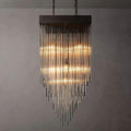 Cascade Crystal Square Chandelier 30