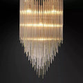 Cascade Crystal Square Chandelier 30