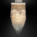 Cascade Crystal Square Chandelier 30