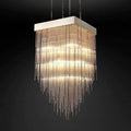 Cascade Crystal Square Chandelier 30