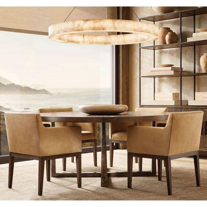Rivage Calcite Round Chandelier 31"40"60" - King Lamps