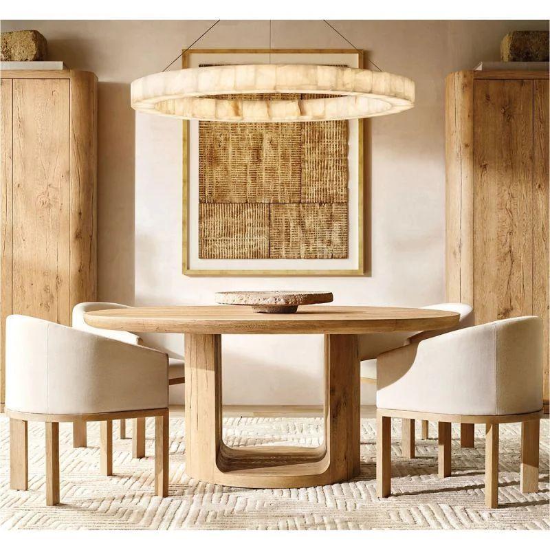 Rivage Calcite Round Chandelier 31"40"60" - King Lamps