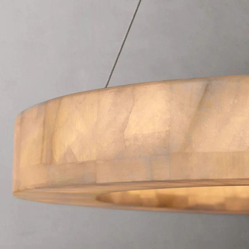 Rivage Calcite Round Chandelier 31"40"60" - King Lamps