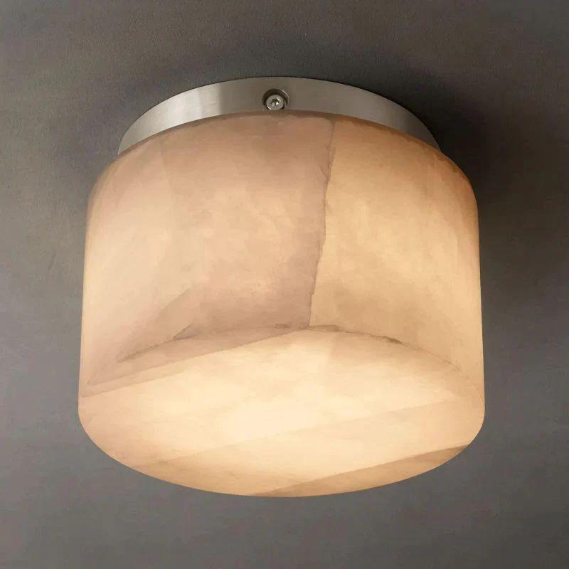 Rivage Calcite Round Flushmount 6"10"14" - King Lamps