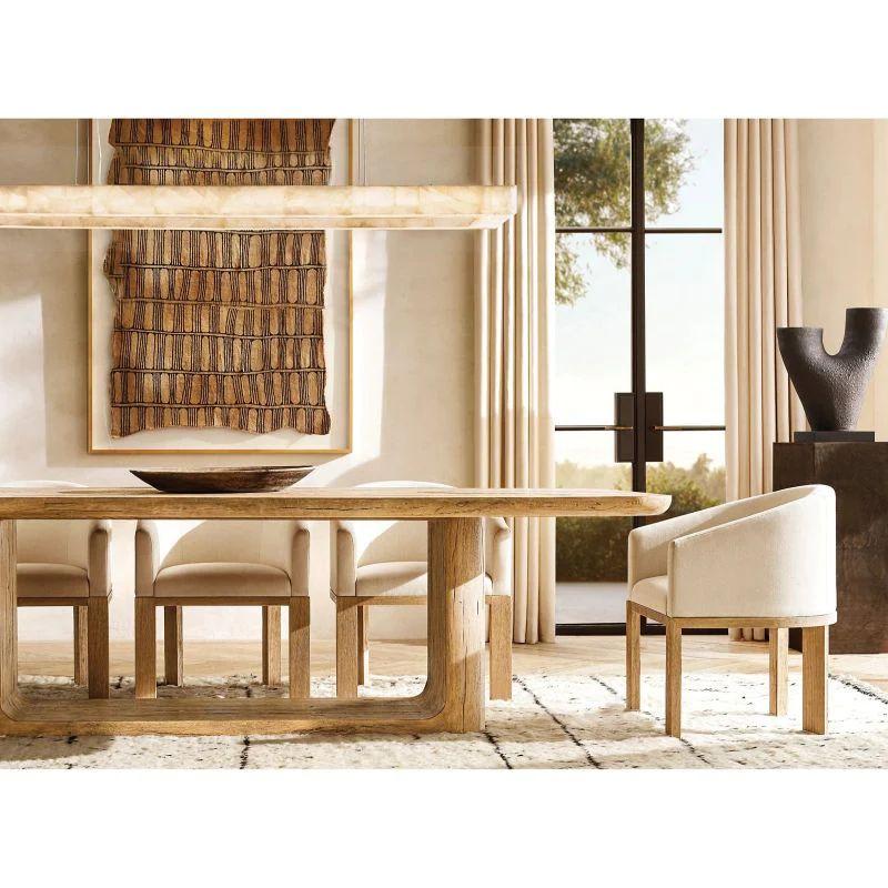 Rivage Rectangular Calcite Chandelier 72" - King Lamps