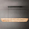 Rivage Rectangular Calcite Chandelier 72