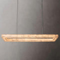 Rivage Rectangular Calcite Chandelier 72