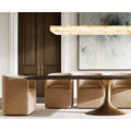 Rivage Rectangular Calcite Chandelier 72