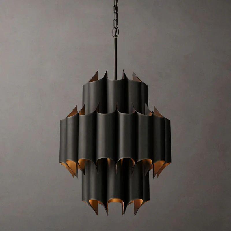 Cather Sculptural Chandelier 24" - King Lamps