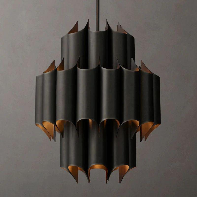 Cather Sculptural Chandelier 24" - King Lamps