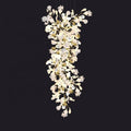 Ceramic Ginkgo Cascading A Branch Chandelier-King Lamps