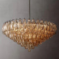Chiara Smoke Glass Tiered Round Chandelier 37