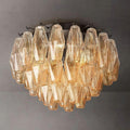Chiara Clear Glass Flushmount 17
