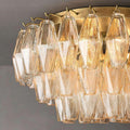 Chiara Clear Glass Flushmount 22