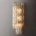 Chiara Clear Glass Grand Bedroom Wall Sconce - King Lamps