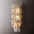 Chiara Clear Glass Grand Bedroom Wall Sconce - King Lamps