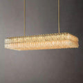Chiara Clear Glass Rectangular Chandelier 74