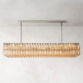Chiara Clear Glass Rectangular Chandelier 74