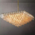 Chiara Clear Glass Square Chandelier 32