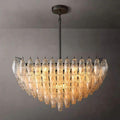 Chiara Clear Glass Square Chandelier 32