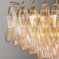 Chiara Clear Glass Tiered Rectangular Chandelier 54