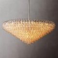 Chiara Clear Glass Tiered Round Chandelier 62