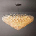 Chiara Clear Glass Tiered Round Chandelier 62