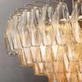 Chiara Clear Glass Tiered Round Chandelier 47