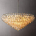 Chiara Clear Glass Tiered Round Chandelier 47