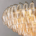 Chiara Clear Glass Tiered Round Chandelier 47