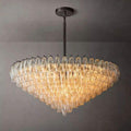 Chiara Clear Glass Tiered Round Chandelier 47