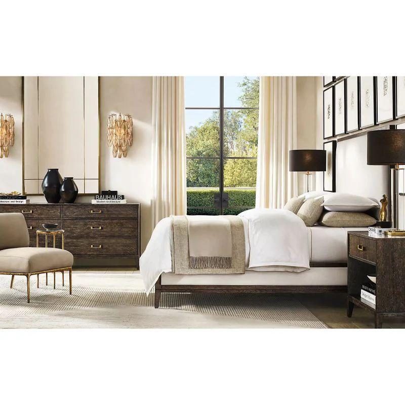 Chiara Clear Glass Short Bedroom Wall Sconce - King Lamps