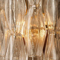 Chiara Clear Glass Short Bedroom Wall Sconce - King Lamps