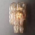 Chiara Clear Glass Short Bedroom Wall Sconce - King Lamps
