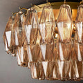 Chiara Smoke Glass Flushmount 22