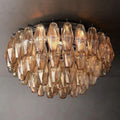 Chiara Smoke Glass Flushmount 22