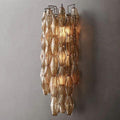 Chiara Smoke Glass Grand Bedroom Wall Sconce - King Lamps