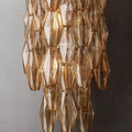 Chiara Smoke Glass Grand Bedroom Wall Sconce - King Lamps