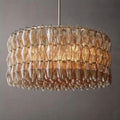 Chiara Smoke Glass Round Chandelier 37