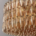 Chiara Smoke Glass Round Chandelier 47