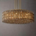 Chiara Smoke Glass Round Chandelier 62